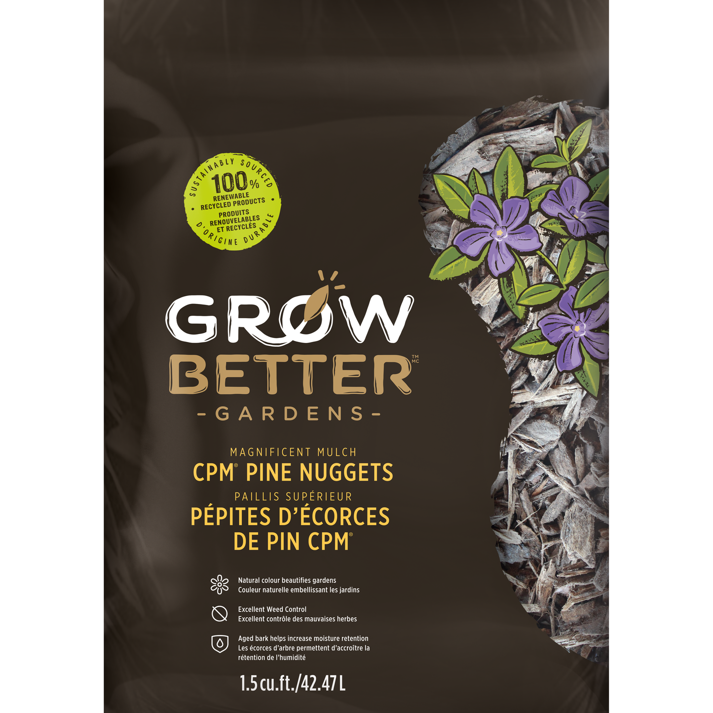 Pine Bark Nuggets 1.5cf / 42.47L