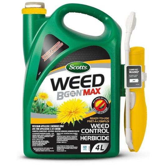 Scotts Weed B Gon MAX 4-L Ready-To-Use Weed Control for Lawns with Wand Applicator