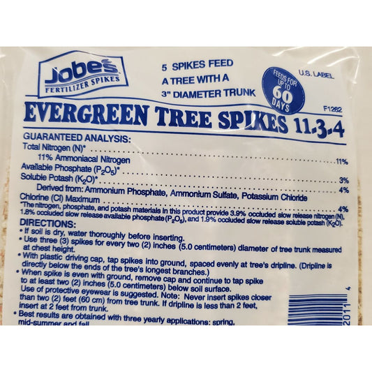 Jobe’s Evergreen Fertilizer Spikes