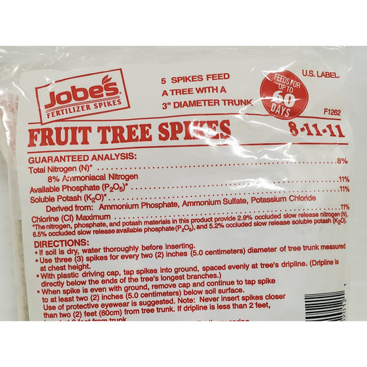 Jobe’s Fruit Tree Fertilizer Spikes